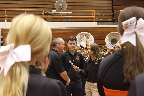 WBIR interviews the band director, Adam Huff.