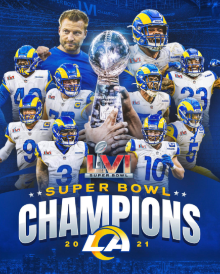 LOS ANGELES RAMS SUPER BOWL LVI CHAMPS GARDEN FLAG – JR'S SPORTS