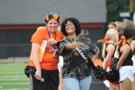 Ciara Davis is rewarded as this years most spirited student for spirit week.
