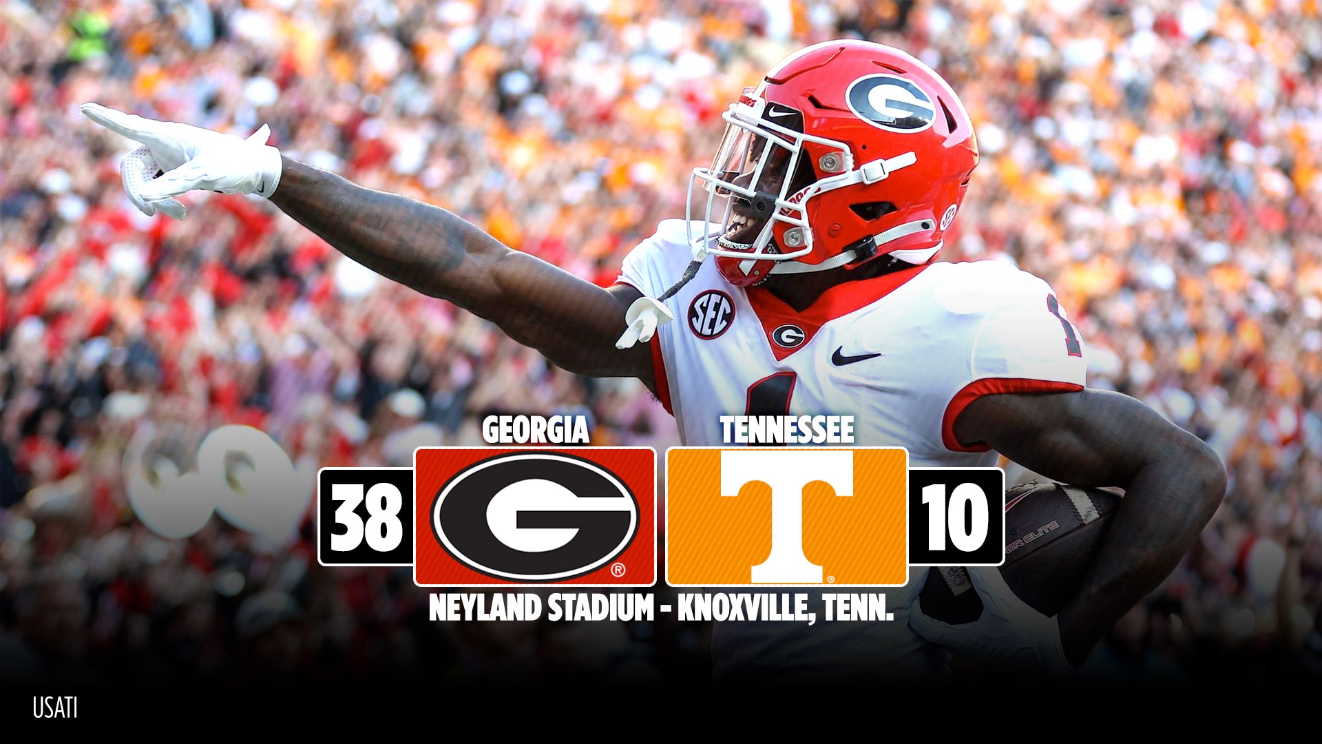 Georgia vs. Tennessee final scoreboard