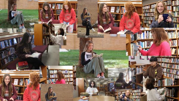 A collection of students at LCHS reading their top literature picks this semester