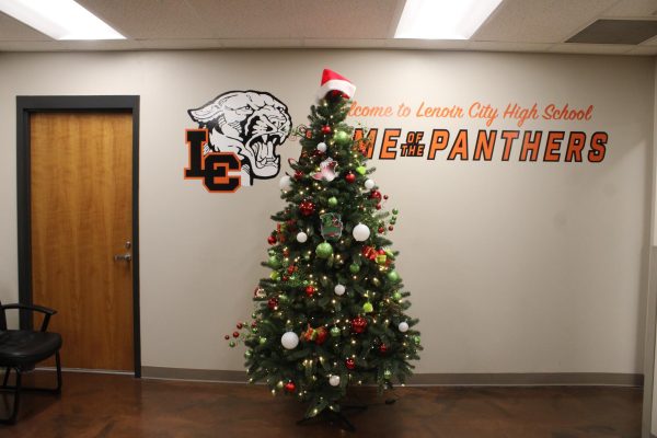 Christmas tree from the front office